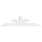 Ekena Millwork Richland Architectural Grade PVC Gable Bracket, 84"W x 21"H x 6"D x 6"F, 6/12 Pitch GBP084X21X0606RIC00 - alternate 4